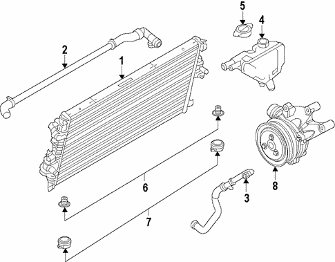 Water Pump for 2015 Ford F-350 Super Duty #2
