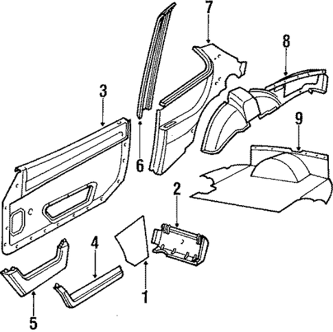 924 INTERIOR TRIM