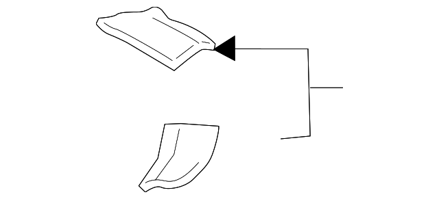 AE8Z-9A068-A FUEL TANK INSULATOR