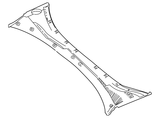 XR818602 Деталь COWL TOP PANEL