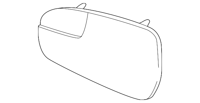 DS7Z-17K707-A Деталь MIRROR GLASS, RIGHT