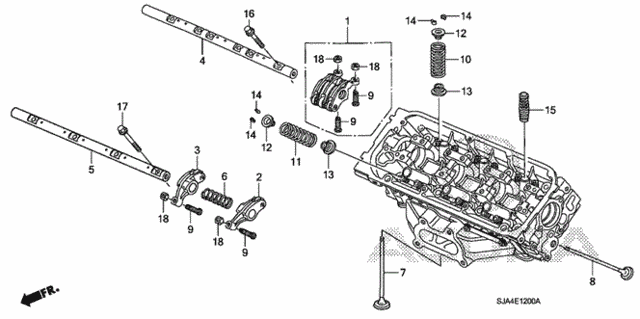 Valve - Rocker Arm (FR.) (1) for 2006 Acura RL #0