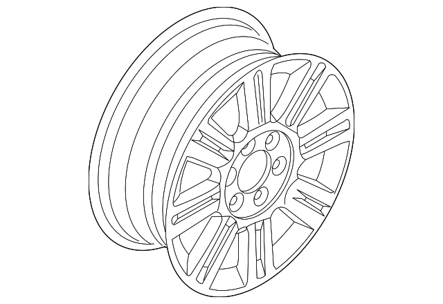 8A1Z-1007-E Деталь WHEEL, ALLOY