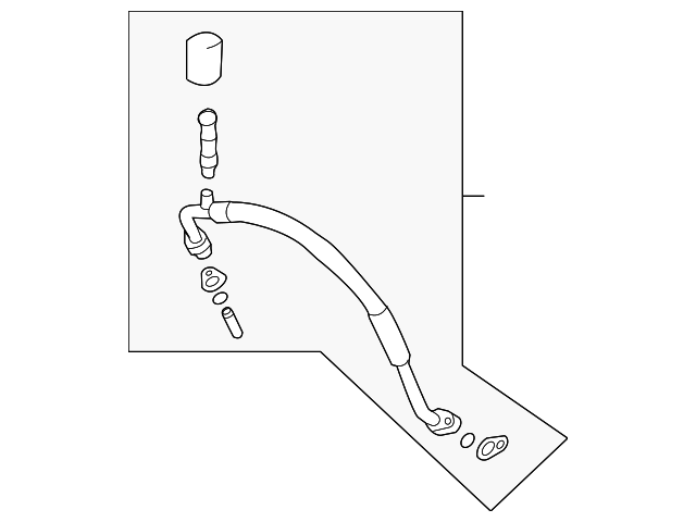 AR3Z-19D742-A Деталь RETURN HOSE