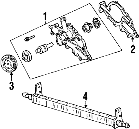 Sable POWER STEERING OIL COOLER