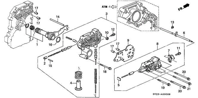 TRANSMISSION - AUTOMATIC/AT REGULATOR for 1996 Honda ACCORD COUPE #1
