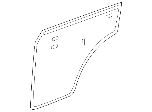 ELD500120 Деталь WATER SHIELD, RIGHT