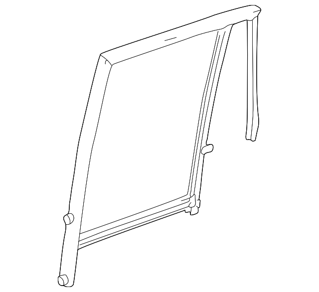 CUI100000 Деталь UPPER FRAME, RIGHT