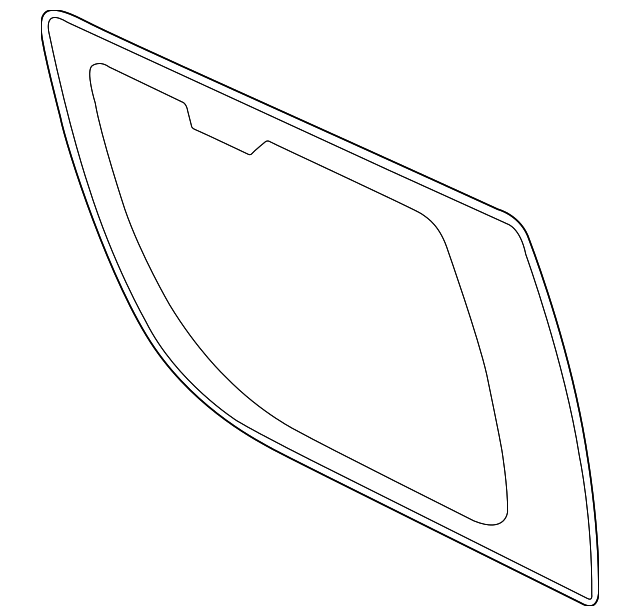 5364369 Деталь QUARTER GLASS, LEFT