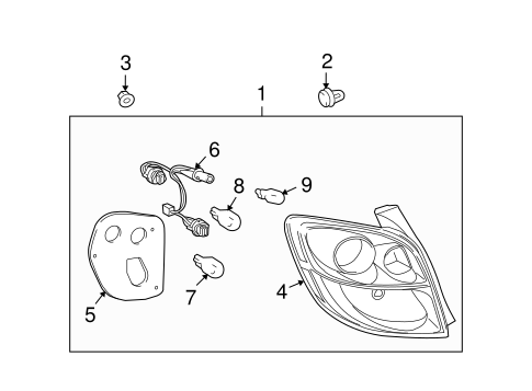 ELECTRICAL/BULBS - CHASSIS for 2012 Toyota Matrix #3