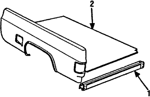 R3500 Pickup FLOOR & SILL
