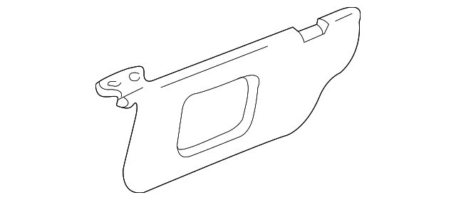 4F1Z5404104CAB Деталь SUNVISOR, RIGHT