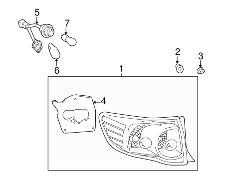 ELECTRICAL/BULBS - CHASSIS for 2009 Toyota Corolla #3