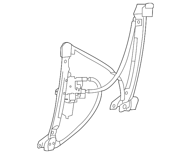 C2D31415 Деталь WINDOW REGULATOR, RIGHT