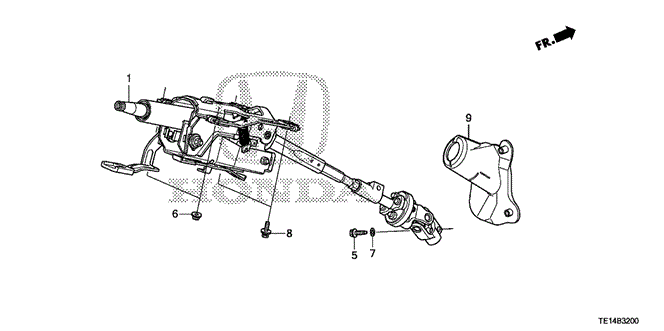 Chassis/Steering Column for 2012 Honda ACCORD COUPE #1