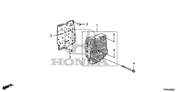 AT Secondary Body (V6) (-'12) for 2011 Honda Accord Crosstour #0
