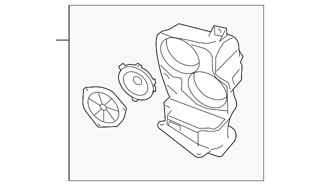 XQA000020 Деталь SPEAKER BOX