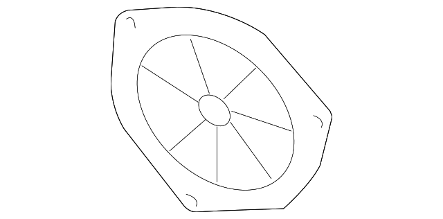 XQW000010 Деталь SPEAKER GRILLE