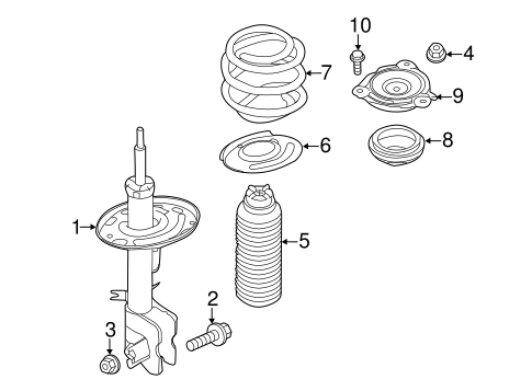 Struts & Components for 2020 Nissan Murano #0