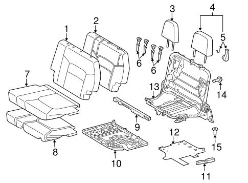BODY/THIRD ROW SEATS for 2014 Toyota Land Cruiser #3