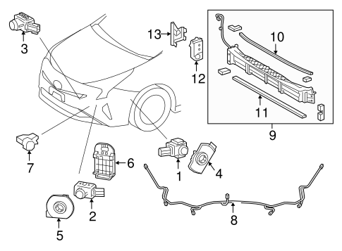 ELECTRICAL/PARKING AID for 2016 Toyota Prius #1