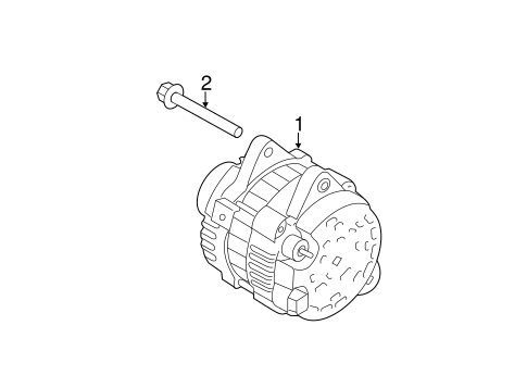 Alternator for 2011 Kia Sorento #0