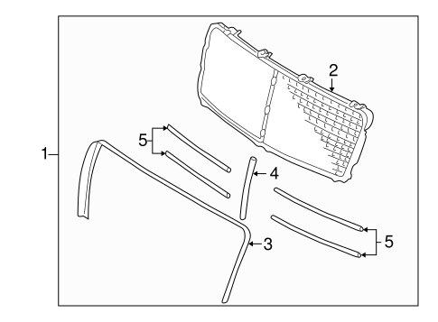 Grille & Components for 1999 Mercedes-Benz C 230 #0