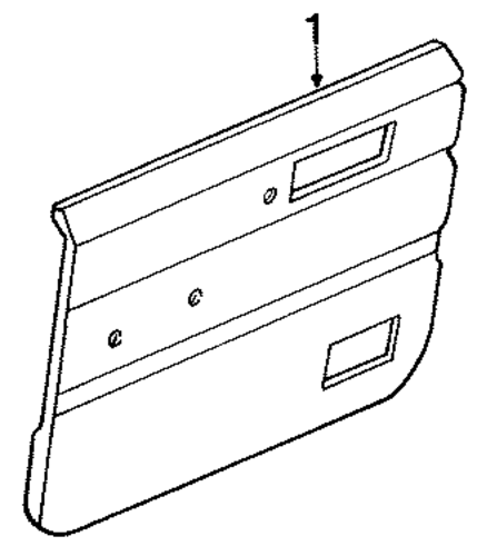 Comanche INTERIOR TRIM - DOOR