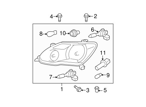 ELECTRICAL/BULBS - CHASSIS for 2008 Toyota Avalon #4