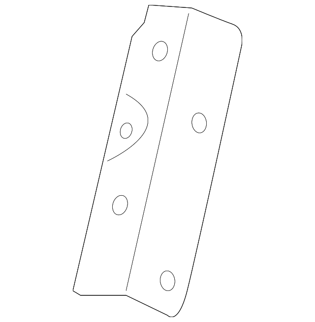 T2R7832 Деталь FT SEAT AIR BAG BRACKET, RIGHT