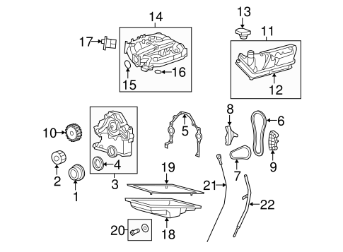 LR3 ENGINE PARTS