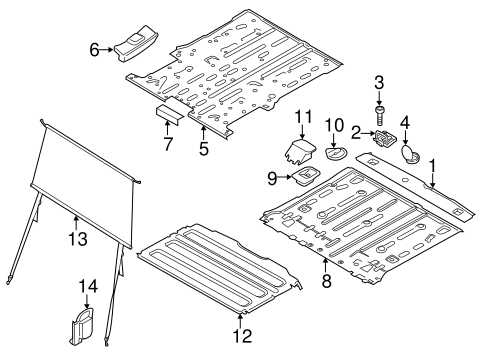 Body/Interior Trim - Rear Body for 2016 Ford Transit Connect #2