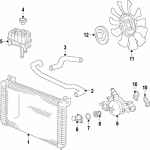 Thermostat (REPLACED BY PART NUMBER 12680457) Thermostat (REPLACED BY PART NUMBER 12680457)