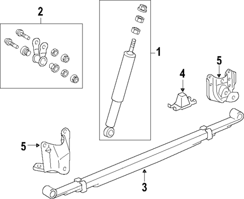 Rear Suspension for 2015 Toyota Tundra #1