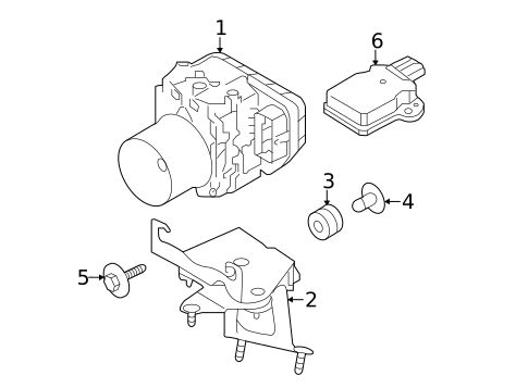 ABS Components for 2019 Infiniti Q70 #0