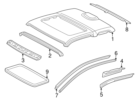 BODY/ROOF & COMPONENTS for 2000 Toyota Tacoma #2