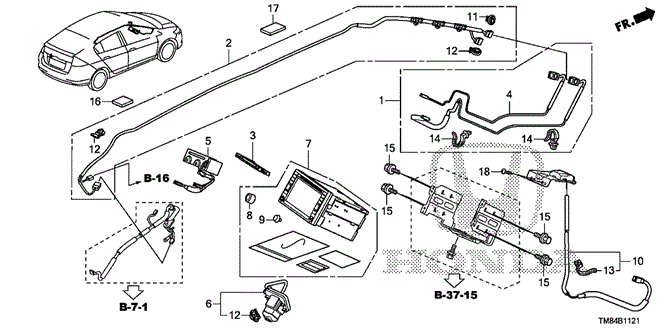 ELECTRICAL / EXHAUST / HEATER / FUEL/NAVIGATION SYSTEM ('12-) for 2012 Honda INSIGHT #1