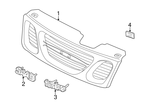 9-3 GRILLE & COMPONENTS