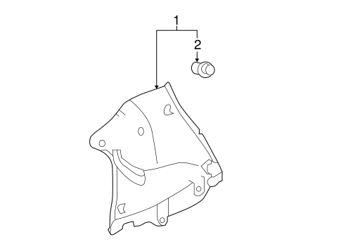 Interior Trim - Quarter Panels for 2015 Toyota Prius C #0