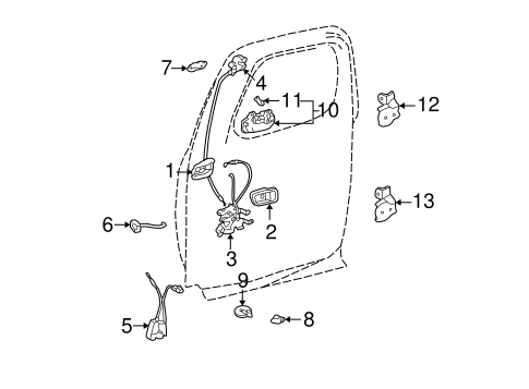 BODY/LOCK & HARDWARE for 2006 Toyota Tundra #2