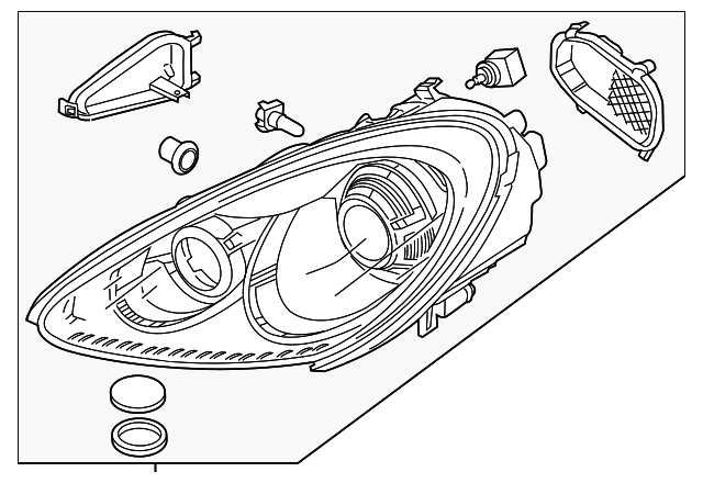 958-631-179-21 Деталь HEADLAMP ASSY, LEFT