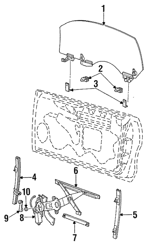 Body/Door for 1996 Ford Mustang #2