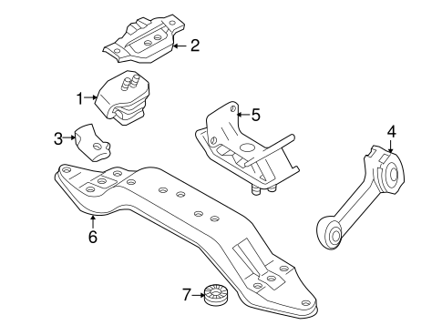 9-2X ENGINE & TRANS MOUNTING