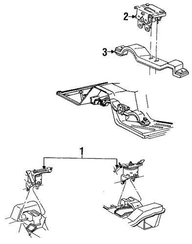 Mark VIII ENGINE & TRANS MOUNTING
