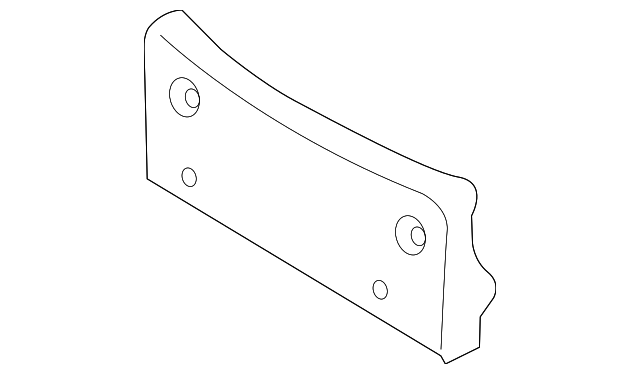FA1Z-17A385-AB LICENSE BRACKET
