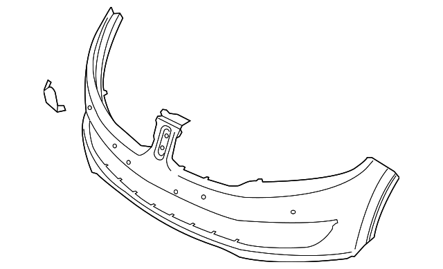 FA1Z-17757-FPTM BUMPER COVER