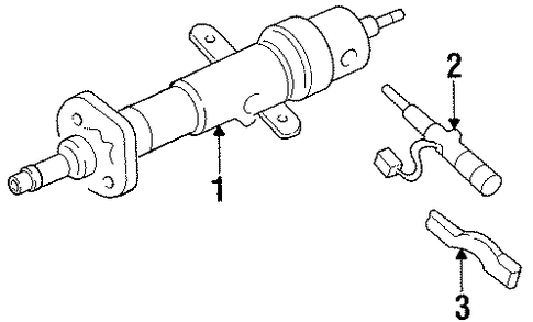 Lumina STEERING COLUMN ASSEMBLY