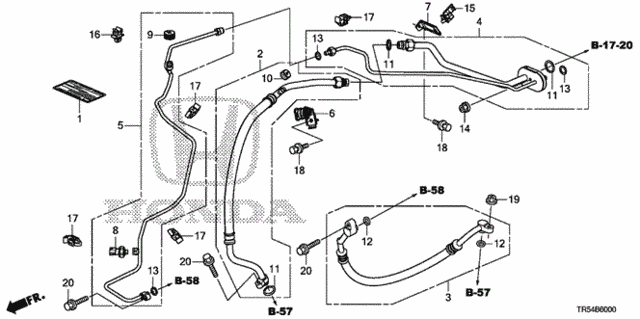 A/C Hoses - Pipes for 2012 Honda Civic #0