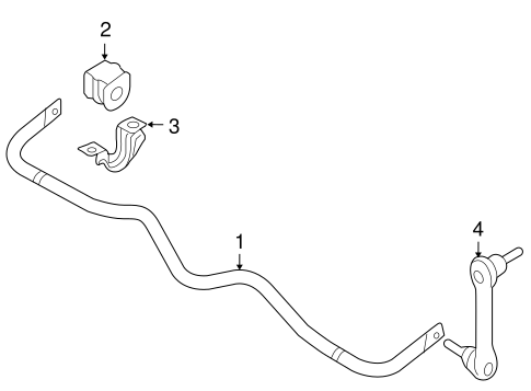 Stabilizer Bar & Components for 2013 Infiniti FX50 #0