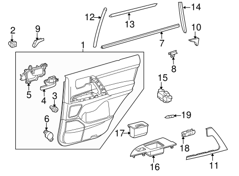 ELECTRICAL/REAR DOOR for 2010 Toyota Land Cruiser #2